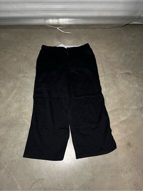 Venezia Black Wide-Leg Men's Dress Pants